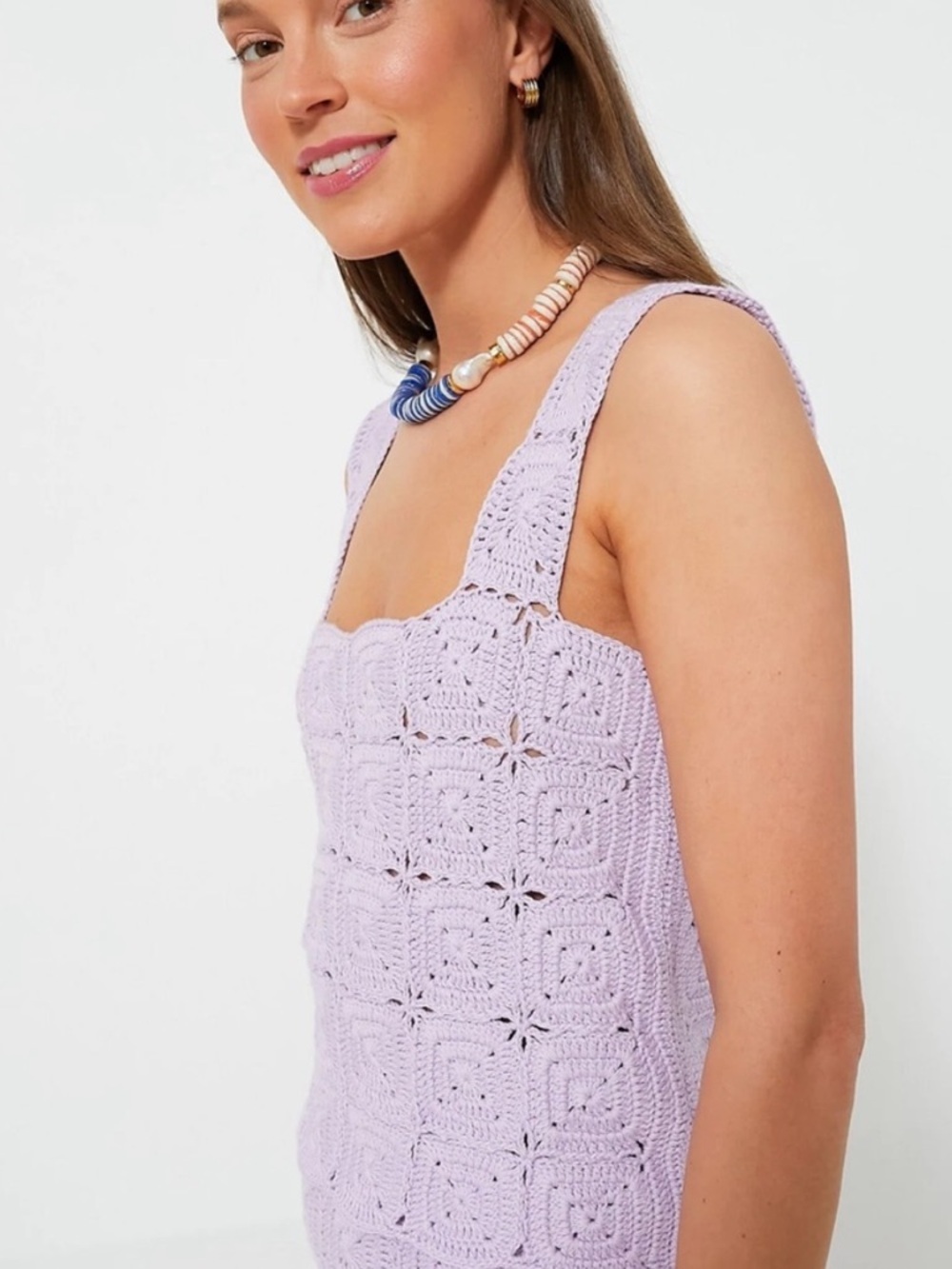 Tuckernuck Hyacinth House Lilac Lavendar Crotchet Cory Tank NWT Size Small - Picture 2 of 12